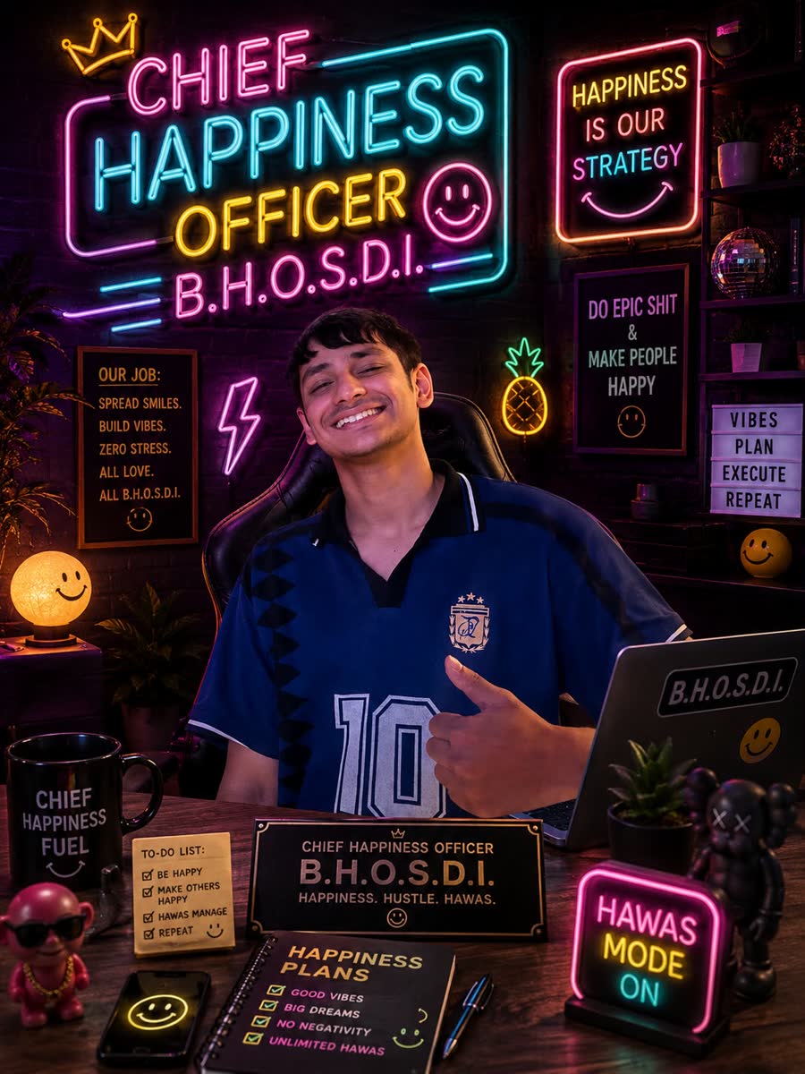 Vignesh Nayak, Chief Happiness Officer
